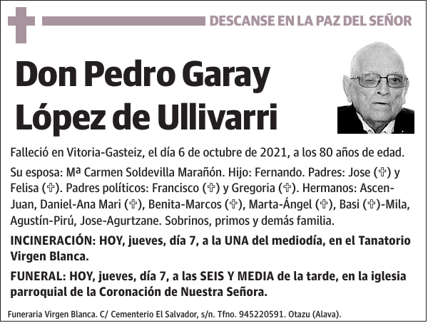 Pedro Garay López de Ullivarri