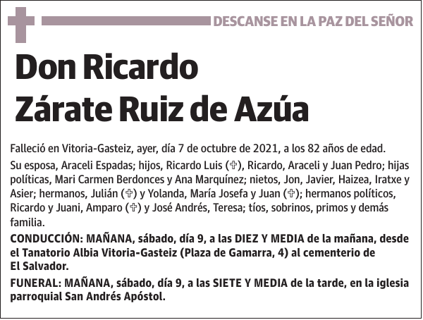 Ricardo Zárate Ruiz de Azúa