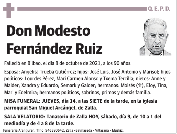 Modesto Fernández Ruiz