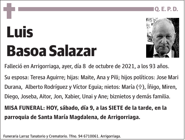 Luis Basoa Salazar