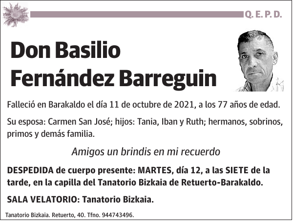 Basilio Fernández Barreguin