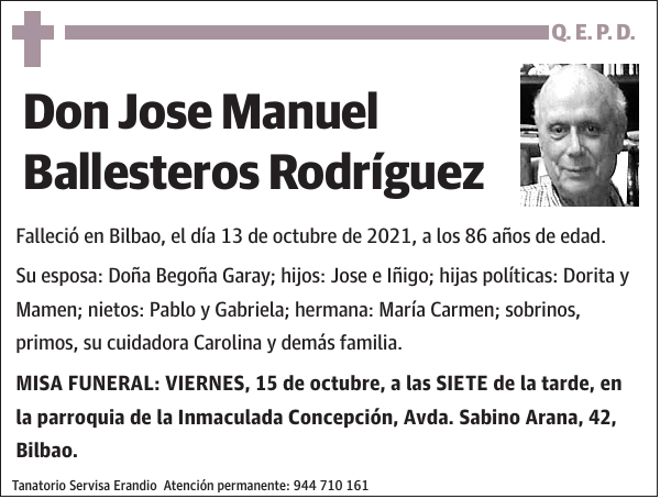 Jose Manuel Ballesteros Rodríguez