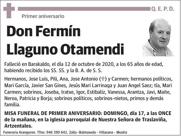 Fermín Llaguno Otamendi