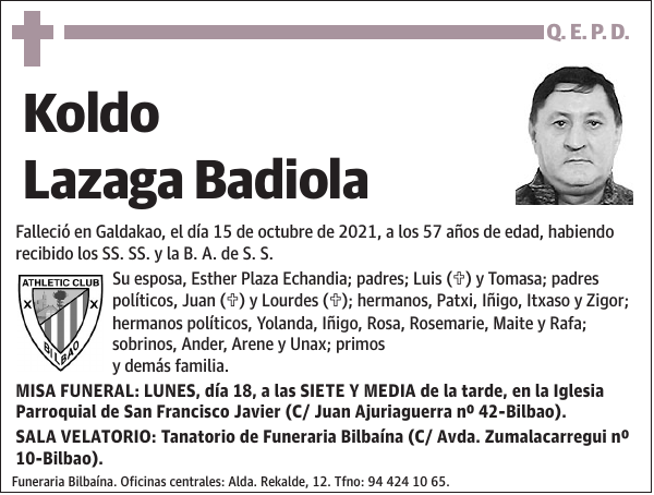 Koldo Lazaga Badiola