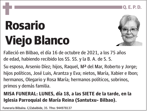 Rosario Viejo Blanco