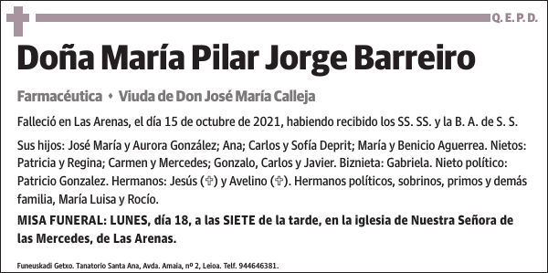 María Pilar Jorge Barreiro