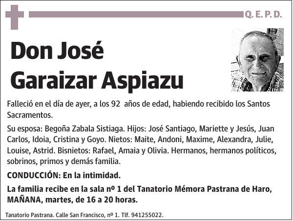 José Garaizar Aspiazu