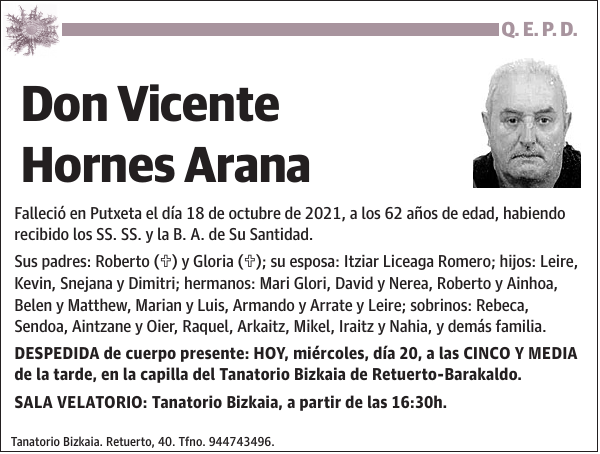 Vicente Hornes Arana