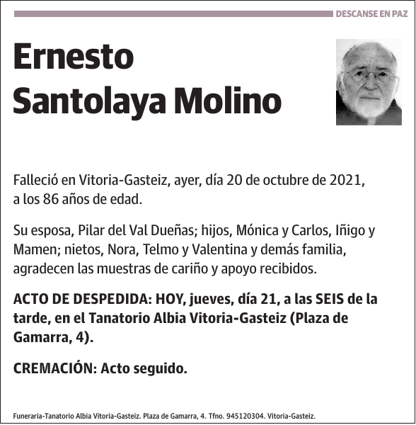 Ernesto Santolaya Molino