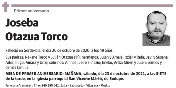 Joseba Otazua Torco