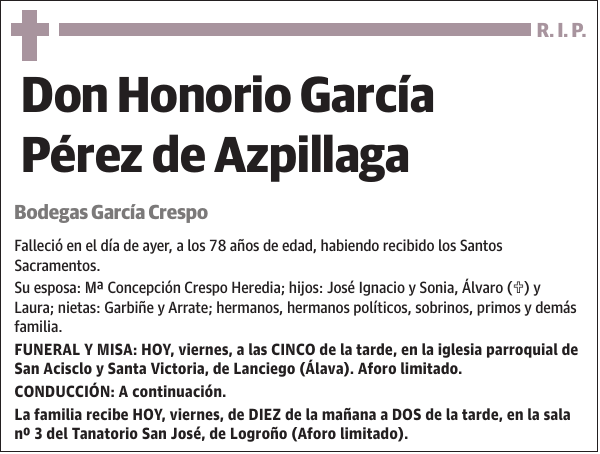 Honorio García Pérez de Azpillaga