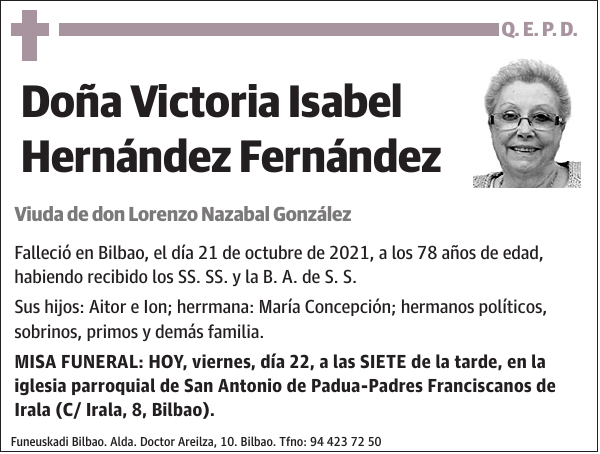 Victoria Isabel Hernández Fernández