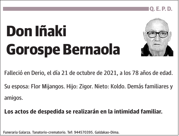 Iñaki Gorospe Bernaola