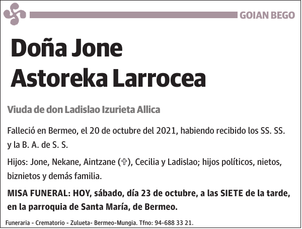 Jone Astoreka Larrocea