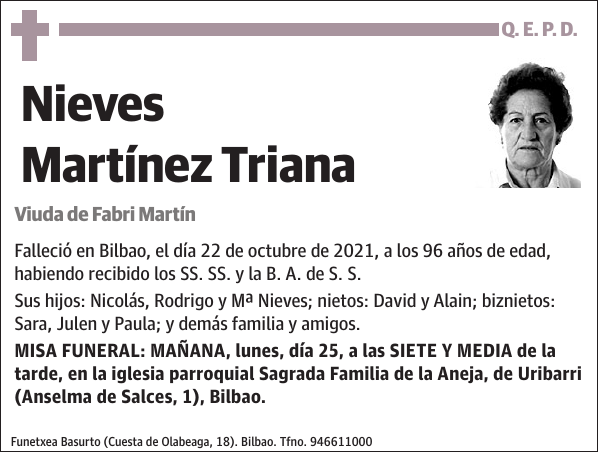 Nieves Martínez Triana