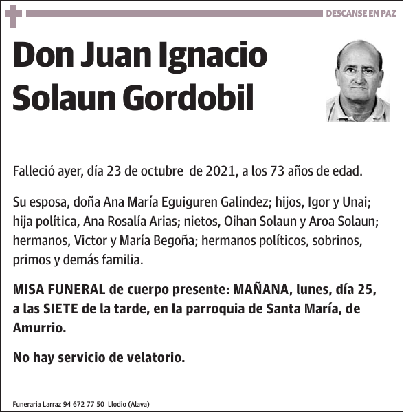 Juan Ignacio Solaun Gordobil