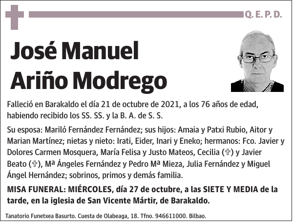 José Manuel Ariño Modrego