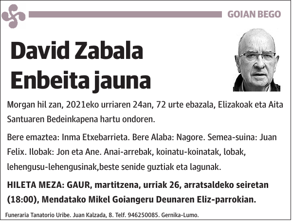 David Zabala Enbeita