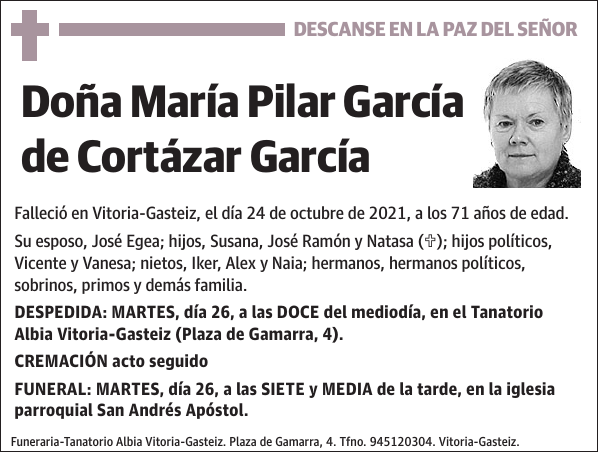 María Pilar García de Cortázar García