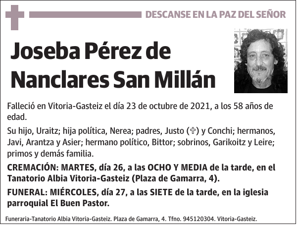 Joseba Pérez de Nanclares San Millán