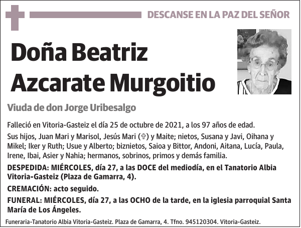 Beatriz Azcarate Murgoitio