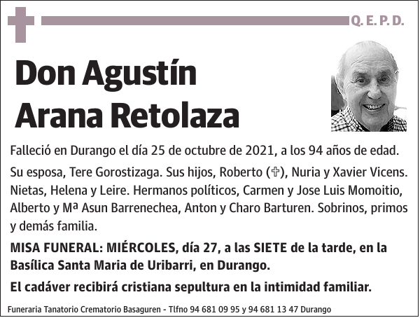 Agustín Arana Retolaza