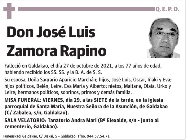 José Luis Zamora Rapino