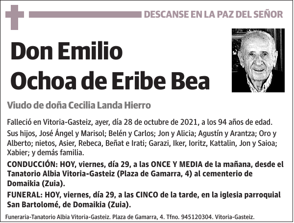 Emilio Ochoa de Eribe Bea