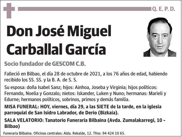 José Miguel Carballal García