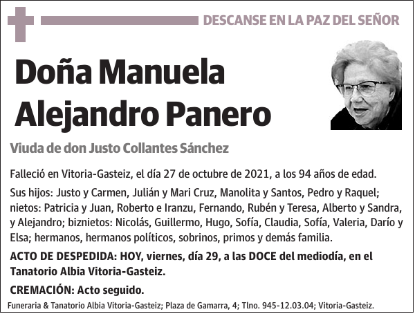 Manuela Alejandro Panero