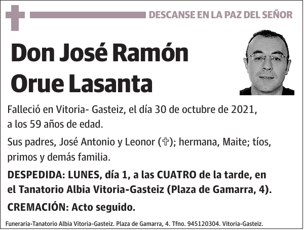 José Ramón Orue Lasanta