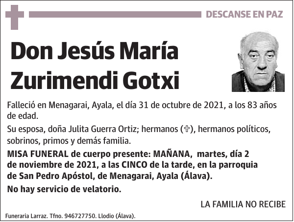 Jesús María Zurimendi Gotxi