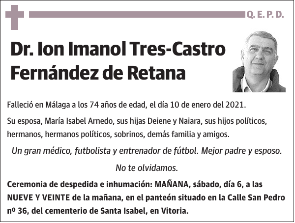 Dr. Ion Imanol Tres-Castro Fernández de Retana