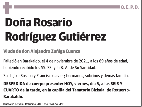 Rosario Rodríguez Gutiérrez