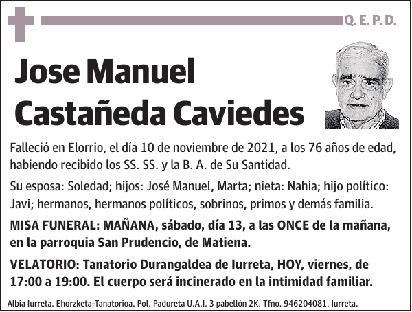 Jose Manuel Castañeda Caviedes