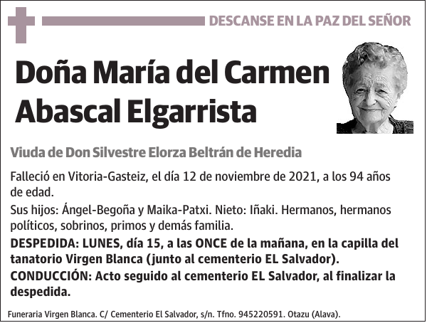 María del Carmen Abascal Elgarrista