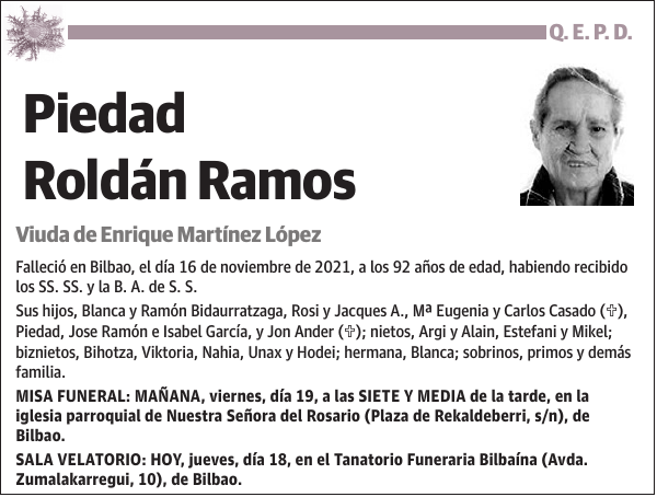 Piedad Roldán Ramos