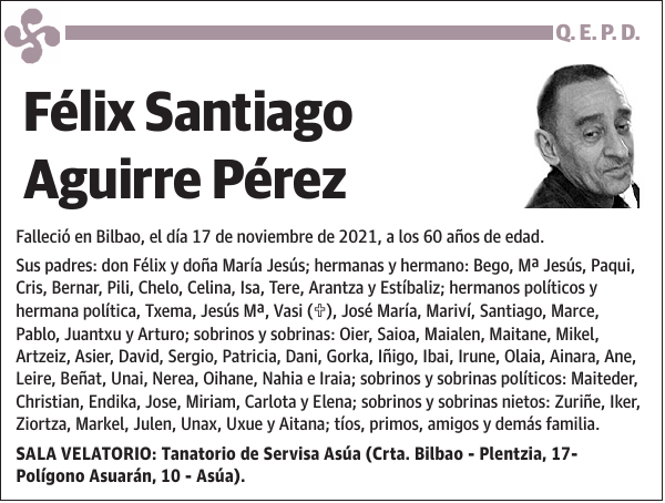 Félix Santiago Aguirre Pérez