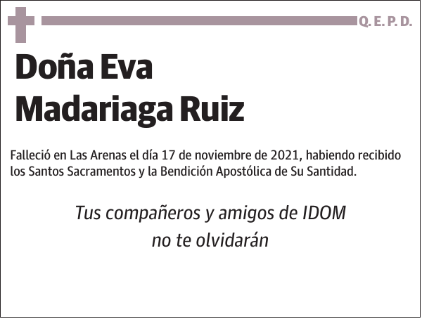 Eva Madariaga Ruiz