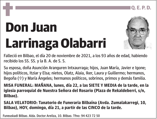 Juan Larrinaga Olabarri