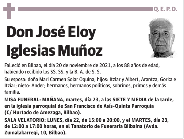 José Eloy Iglesias Muñoz