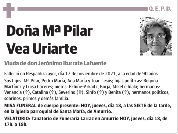 Mª Pilar Vea Uriarte