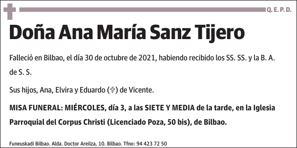 Ana María Sanz Tijero