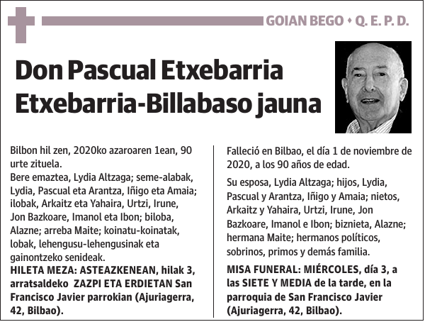 Pascual Etxebarria Etxebarria-Billabaso