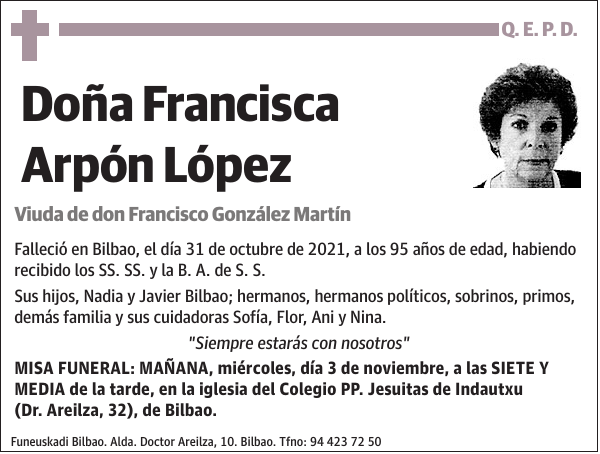 Francisca Arpón López