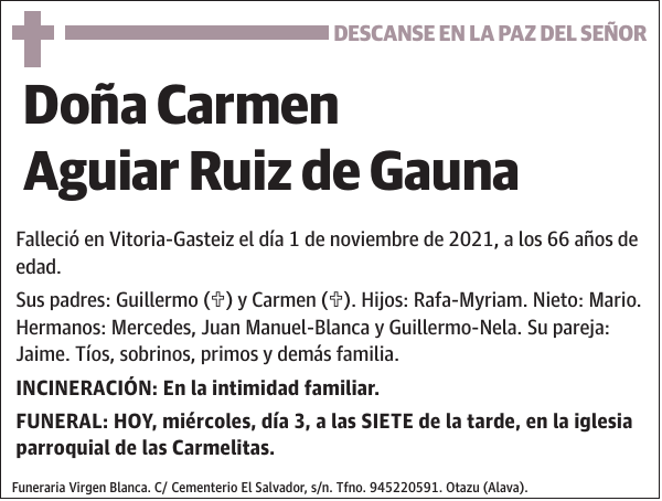 Carmen Aguiar Ruiz de Gauna