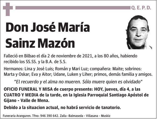 José María Sainz Mazón