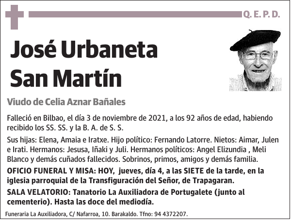 José Urbaneta San Martín