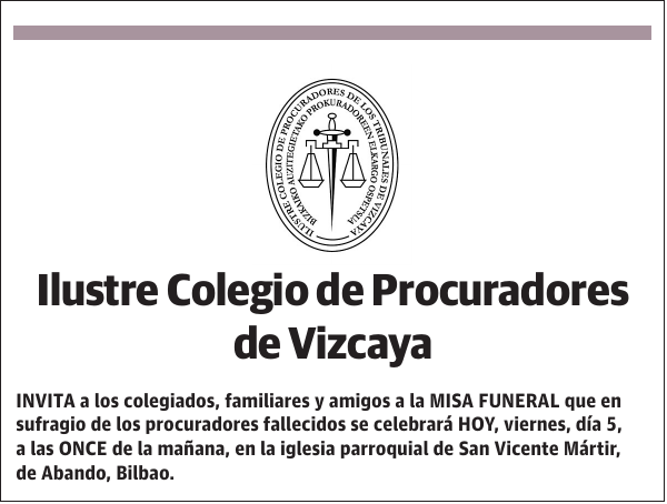 Ilustre Colegio de Procuradores de Vizcaya