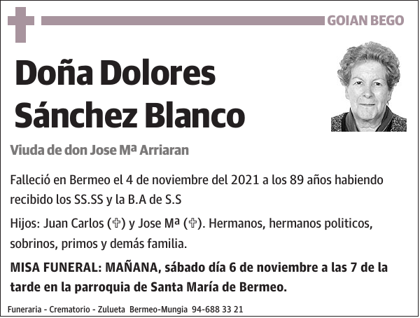 Dolores Sánchez Blanco